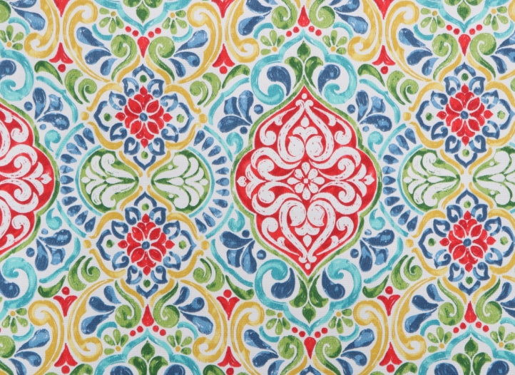 56" Wide Richloom Outdoor Spun Poly Fiorella Multi Sold By The Yard