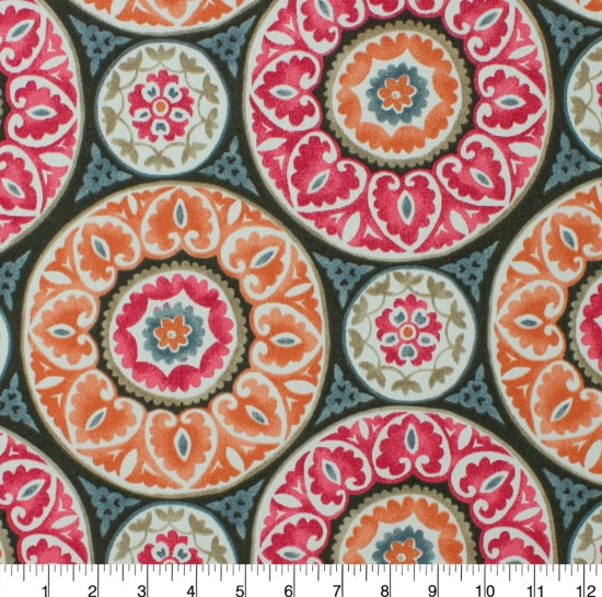 56" Wide Richloom Outdoor Spun Poly Talbea Twilight Sold By The Yard