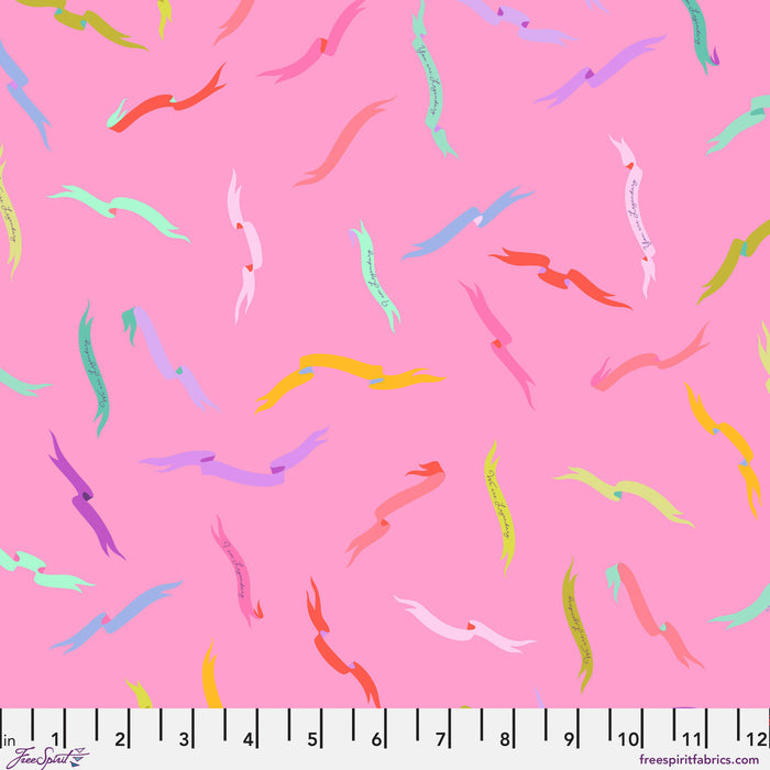 45" Wide Tula Pink Gentle Reminder-Wildorchid (PWTP285.WILDORCHID) 100% Cotton, Sold By The Yard