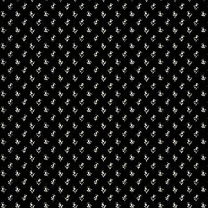 45" Wide Opposite Options R310378 Black - Buds 100% Cotton Sold By The Yard