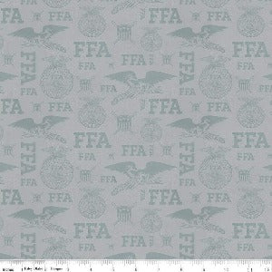 45" Wide FFA Forever Blue (C13952 Gray)