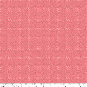 45" Wide Riley Blake Spring Gardens Swiss Dot Sugar Pink #C14116