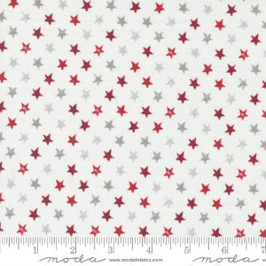 45" Wide Moda Fabrics Old Glory Cloud Red Star Spangled Americana Stars (5204-11)