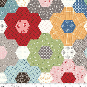Riley Blake Designs Calico 108" Wideback Grandma's Flower Garden Multi 100% Cotton Sold by The Yard
