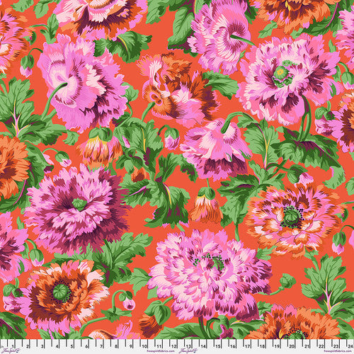45" Wide Kaffe Fassett Rosemary-Red (PWPJ134.RED)