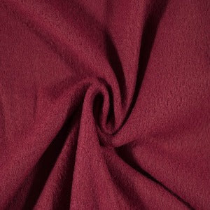 60" Fleece 100% Polyester Anti-Pill Solid Burgundy Picture Color Not Accurate