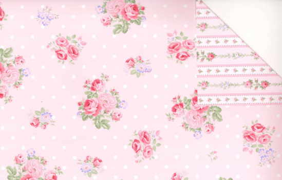42" Wide D.F.Q Feminine Floral (100% Cotton-Fill 100% Polyester)