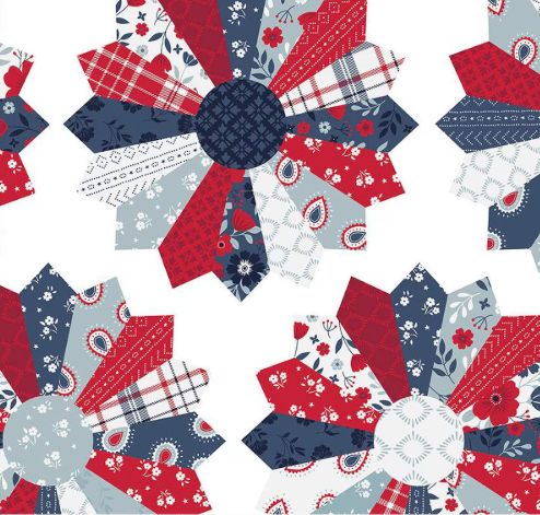 108" Wide American Beauty Dresden Wide Back (WB14452-WHITE)