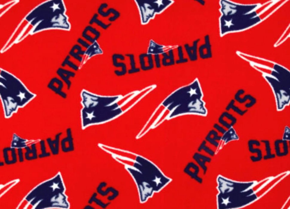 60" Fleece 100% Polyester New England Patriots #6729D