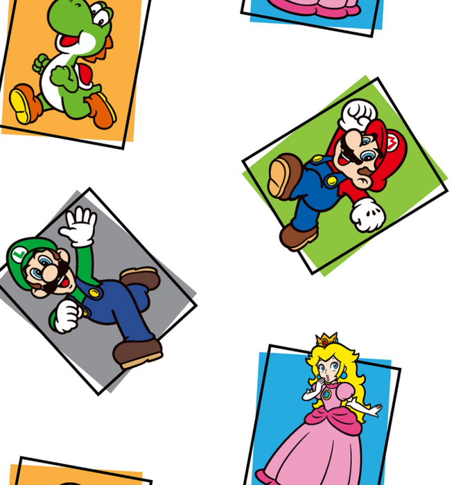 Springs Creative 45" Wide Mario Character Block 100% Cotton (80196-A62028)