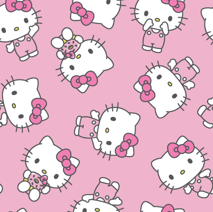Springs Creative 45" Wide Hello Kitty Pink Sweet 100% Cotton (81503-A62028)