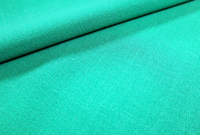 60" Wide Dress Crepe Jade 100% Polyester Sold by The Yard
