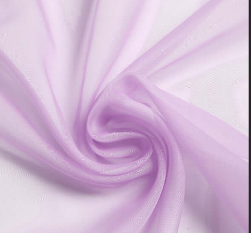 45" Sparkle Organza 100% Nylon Solid Lilac