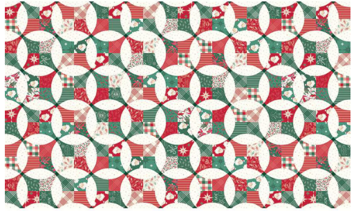 Riley Blake Double Lush Velvet Merry Little Christmas (36" X 60") 95% Polyester / 5% Spandex