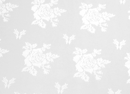 72" Tablecloth Floral Tone on Tone White ET-04