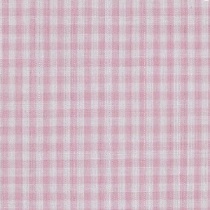 60" Wide 1/8" Gingham Check Pink and White GC-1801 65% Polyester/35% Cotton Sold By The Yard