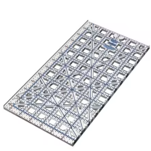 TrueCut Ruler 6-1/2in x 12-1/2in TCC-01-21011 Come with The Ruler Track to Prevent Your Cutter from Slipping Off The Ruler’s Edge