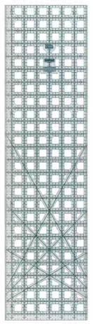 TrueCut Ruler 6-1/2in x 24-1/2in TCC-01-21012 Come with The Ruler Track to Prevent Your Cutter from Slipping Off The Ruler’s Edge