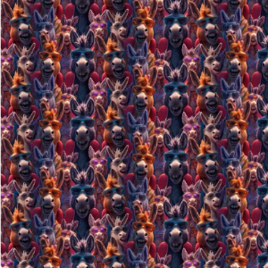 45" Wide Play that Donkey Music 24608 Hype Herd 100% Cotton Sold By The Yard