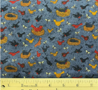 45” Wide Teresa Kogut Small Friends 43583 100% Cotton Sold By The Yard