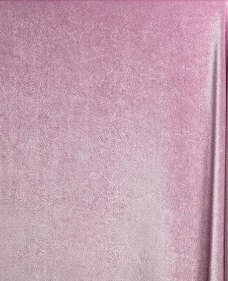 60" Wide Princess Formal Stretch Velvet Dusty Pink