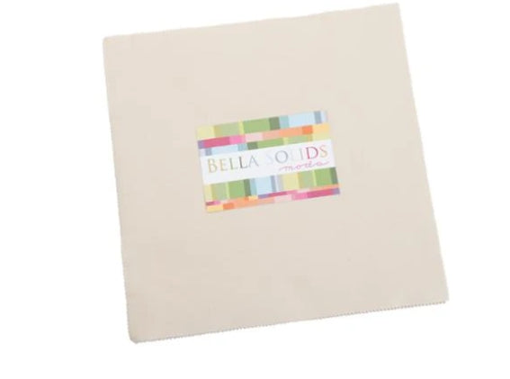 Moda Bella Solids Natural Layer Cake 42 10-inch Fabric Squares 9900LC-12