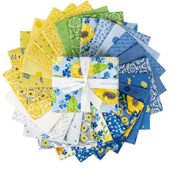 Riley Blake Designs Jill Finley Sunny Skies 25 Fat Quarters (FQ-14630-25)