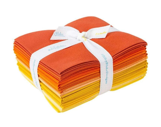 Confetti Cottons Orange and Yellow 12 Fat Quarters Riley Blake Designs (FQ-ORA120-12)