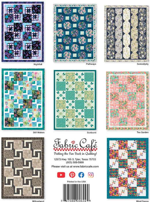 Fabric Cafe Go Big With 5-Yard Quilts Book 032644-WS 8 Easy Big Block Quilt Patterns