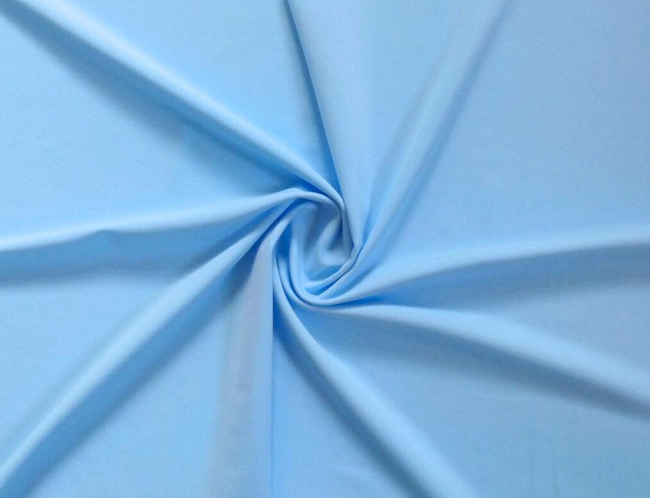 60" Wide Shiny 4-Way Stretch Sky Blue (01975-Sky Blue) 80% Nylon 20% Spandex, Sold By The Yard