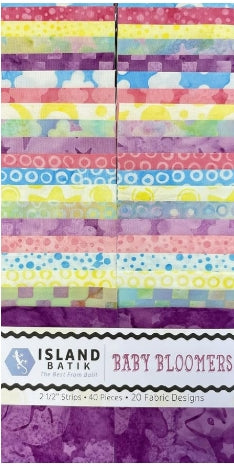 Island Batik 2.5" Strips (Baby Bloomers)