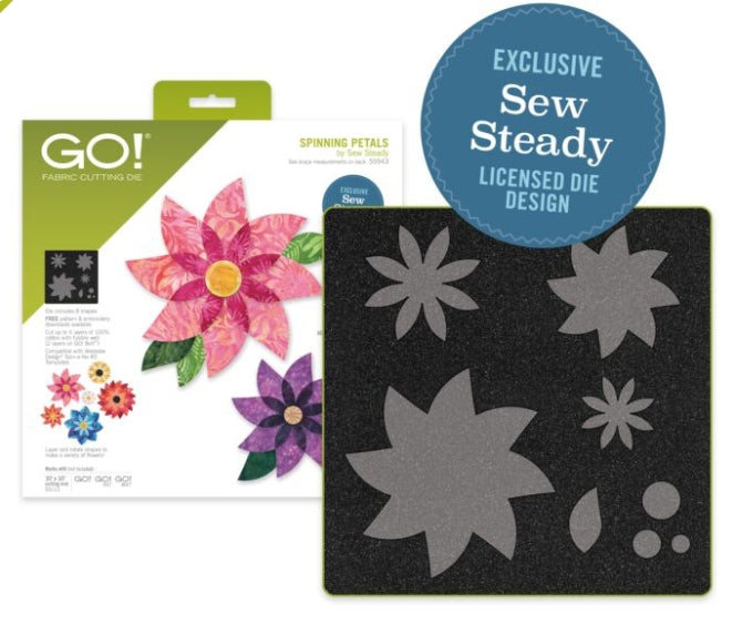 GO! Spinning Petals Die by Sew Steady #55943