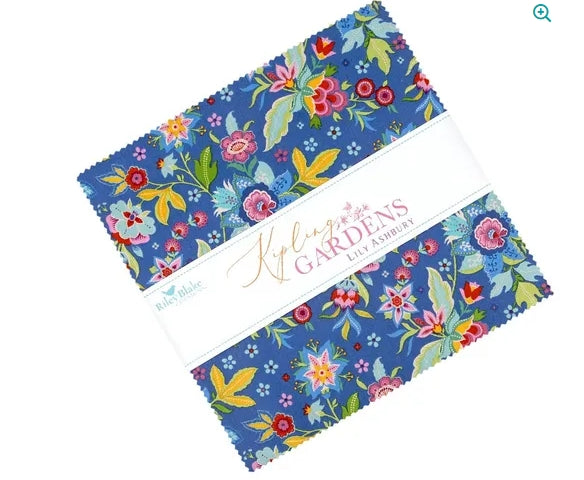 Kipling Gardens 10" Stacker Lily Ashbury for Riley Blake Designs (10-17880-42)