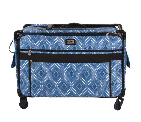 Tutto Sewing Machine Case on Wheels 28" Blue Diamond (2XLarge) (9228UMA-F)