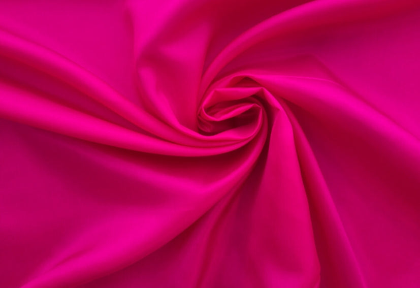 45" Wide Silky Habutai Fuschia 100% Polyester Sold By The Yard (Color#84)