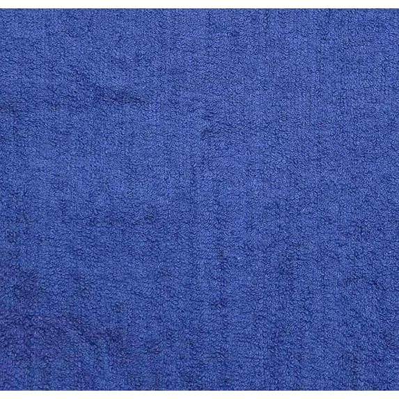 45" Comfort Terry Cloth 10oz. 100% Cotton Solid Royal Blue