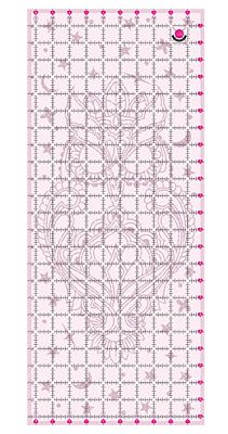 Tula Pink 10.5in x 24.5in Non-Slip Owl Ruler (TP10X24)