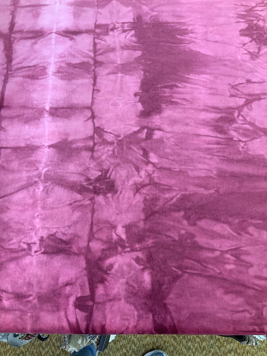 60" Wide Velveteen 100% Cotton Dress Weight Marbled Burgundy and Cream Sold by The Yard