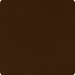 90" Minky 100% Polyester Smooth Solid Brown C390