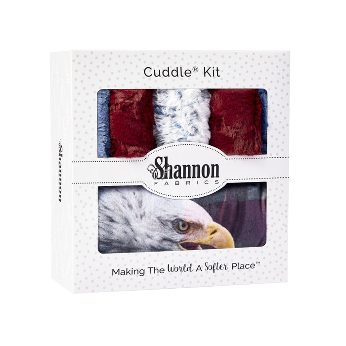 Shannon Fabrics Borderline Cuddle Kit Home of the Brave