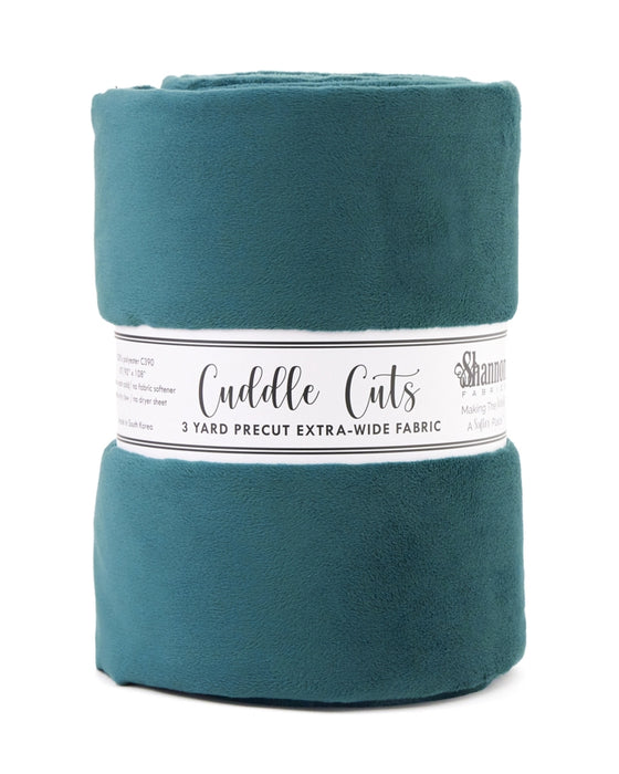 Shannon Fabrics Cuddle Cut 3-Yards Fabric, C390 Spruce 100% Polyester