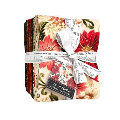 Moda Fabrics Merry Manor Metallic Fat Quarter (3360ABM)