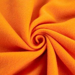 60" Fleece 100% Polyester Anti-Pill Solid Orange