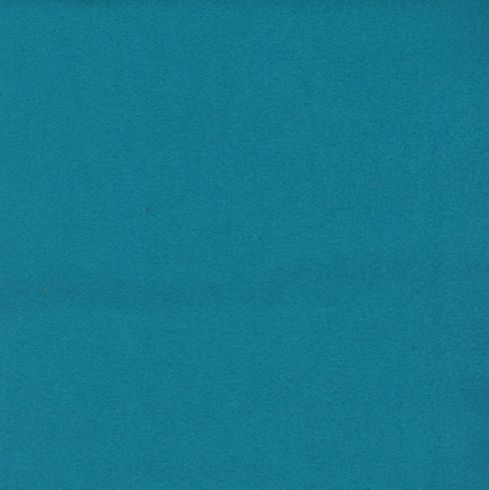 45" Wide Flannel Snuggle Deep Turquoise 100% Cotton Sold By The Yard