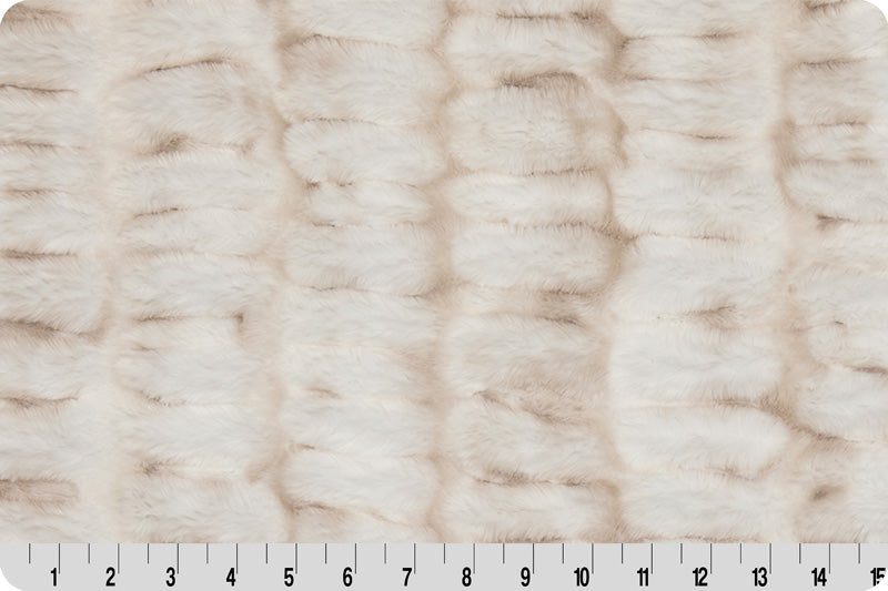 Shannon Fabrics Petite 30" x 36" Luxe Cuddle Blanket Milan Enzo Vanilla Creme