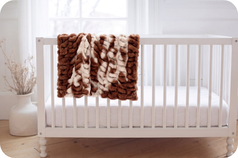 Shannon Fabrics Petite 30" x 36" Luxe Cuddle Blanket Milan Pony Woodland