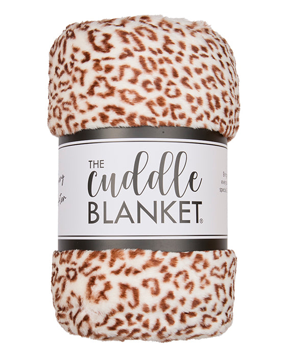 Shannon Fabrics Deluxe 60" x 90" Luxe Cuddle Blanket Milan Cheetah Woodland