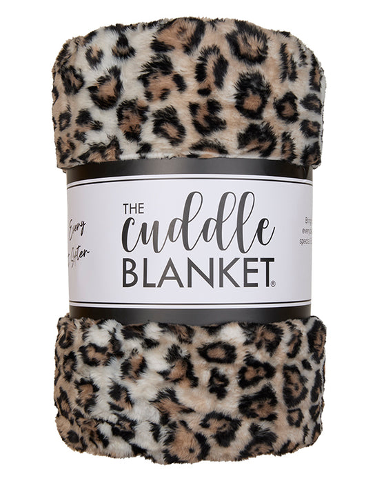 Shannon Fabrics Deluxe 60" x 90" Luxe Cuddle Blanket Milan Clouded Leo Sand