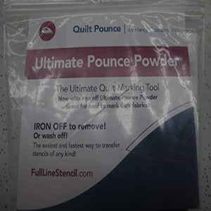 Handi Quilter Ultimate Pounce Powder, Pad with Chalk Powder Iron Off to Remove