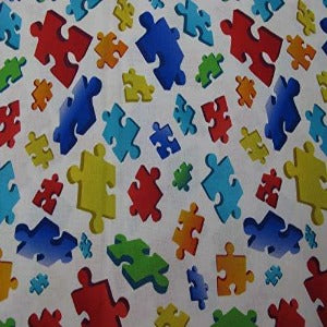 45" Puzzle Toss White Multi 2551